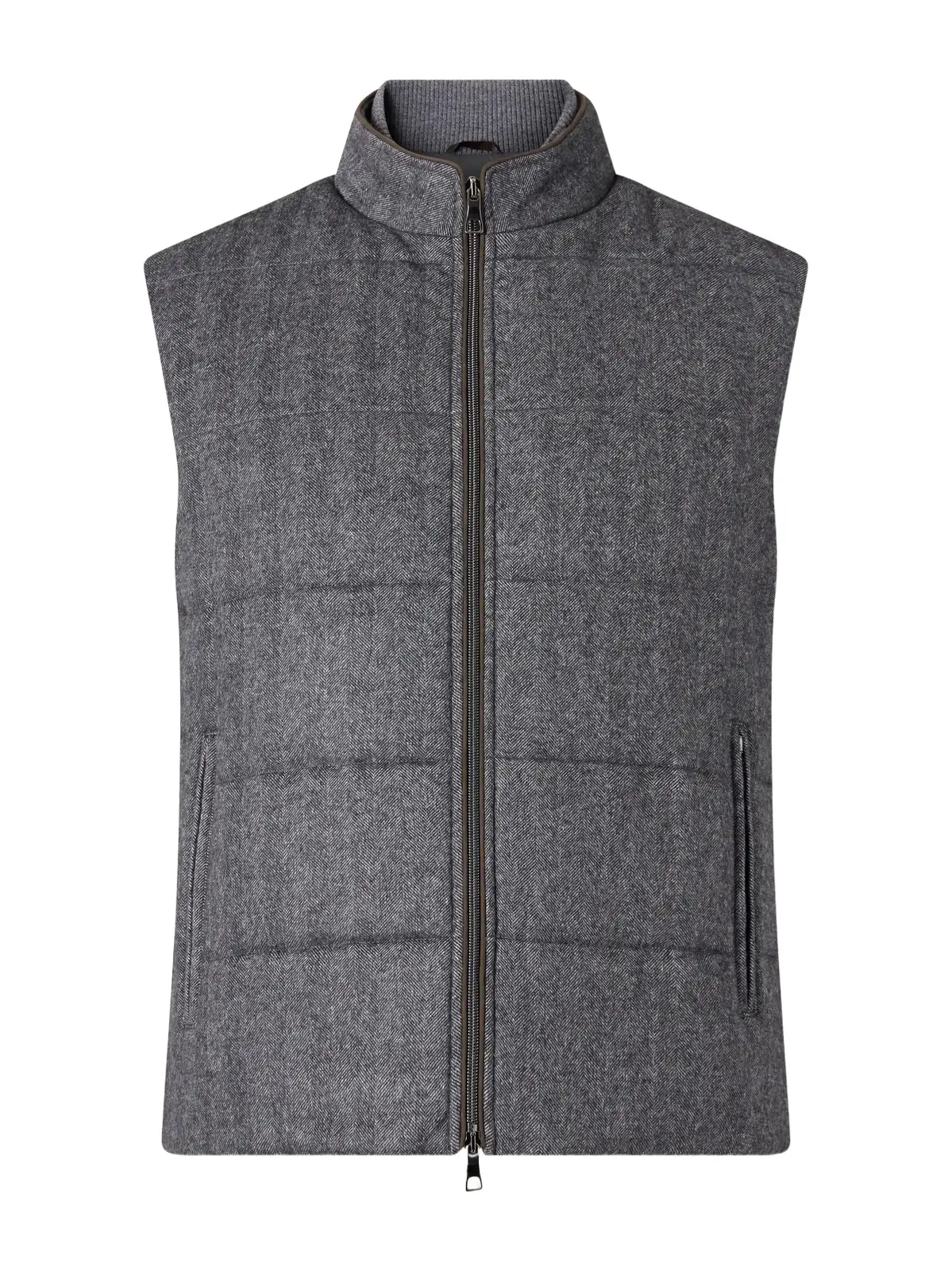 N.Peal Belgravia Quilted Herringbone Wool, Silk and Cashmere-Blend Twill Gilet - Men