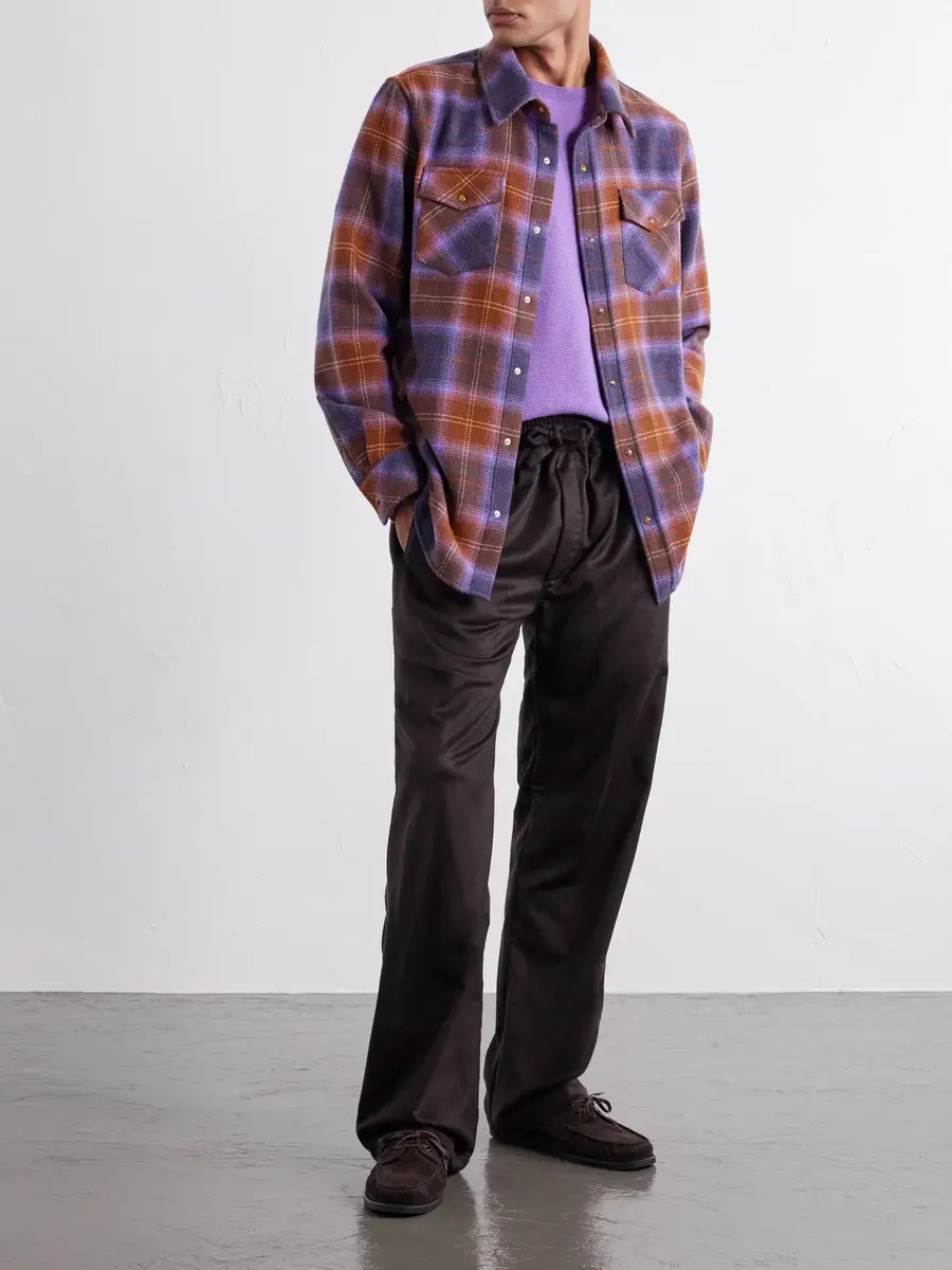 God’s True Cashmere Tartan Cashmere-Flannel Shirt - Men | Thumbnail 2 God’s True Cashmere Tartan Cashmere-Flannel Shirt - Men | Thumbnail 2