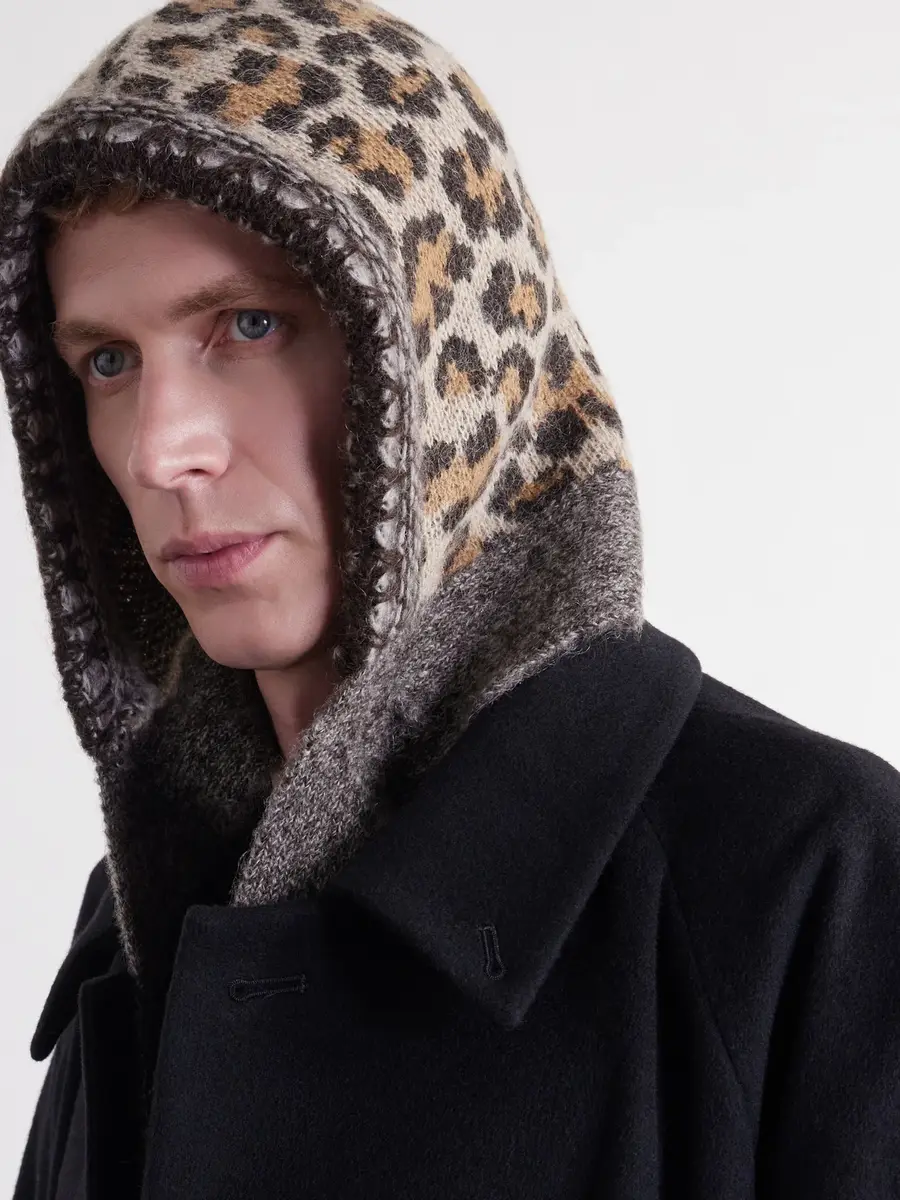 KAPITAL Leopard-Intarsia Knitted Beanie - Men | Thumbnail 3 KAPITAL Leopard-Intarsia Knitted Beanie - Men | Thumbnail 3
