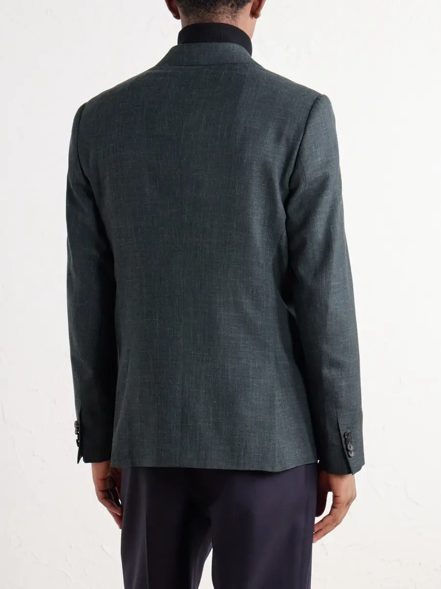 MR P. Double-Breasted Woven Wool, Silk and Linen-Blend Blazer - Men | Thumbnail 4 MR P. Double-Breasted Woven Wool, Silk and Linen-Blend Blazer - Men | Thumbnail 4