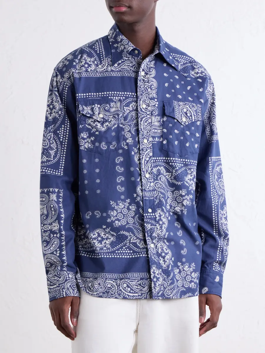 KAPITAL Bandana-Print Cotton-Poplin Shirt - Men | Thumbnail 3 KAPITAL Bandana-Print Cotton-Poplin Shirt - Men | Thumbnail 3