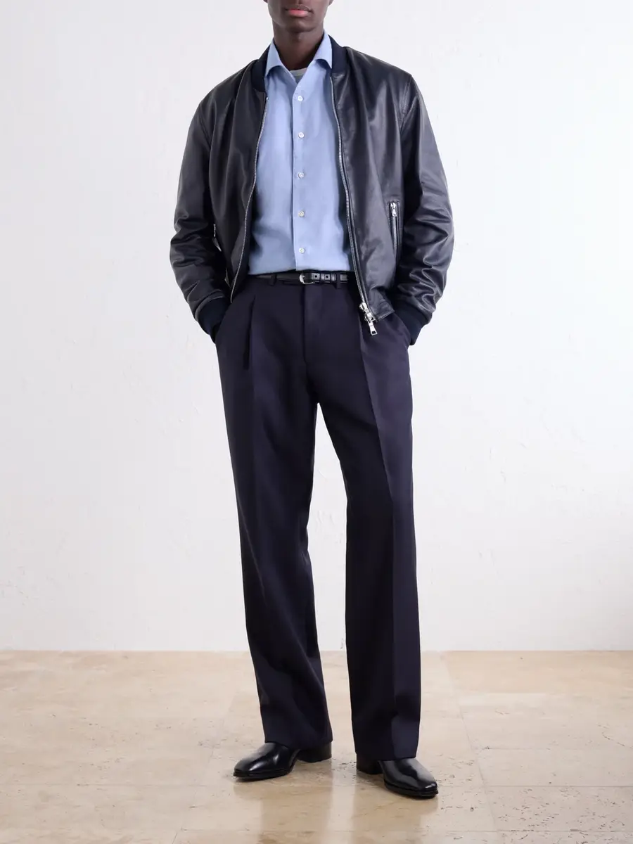 De Petrillo Cutaway-Collar Brushed Cotton-Twill Shirt - Men | Thumbnail 2 De Petrillo Cutaway-Collar Brushed Cotton-Twill Shirt - Men | Thumbnail 2