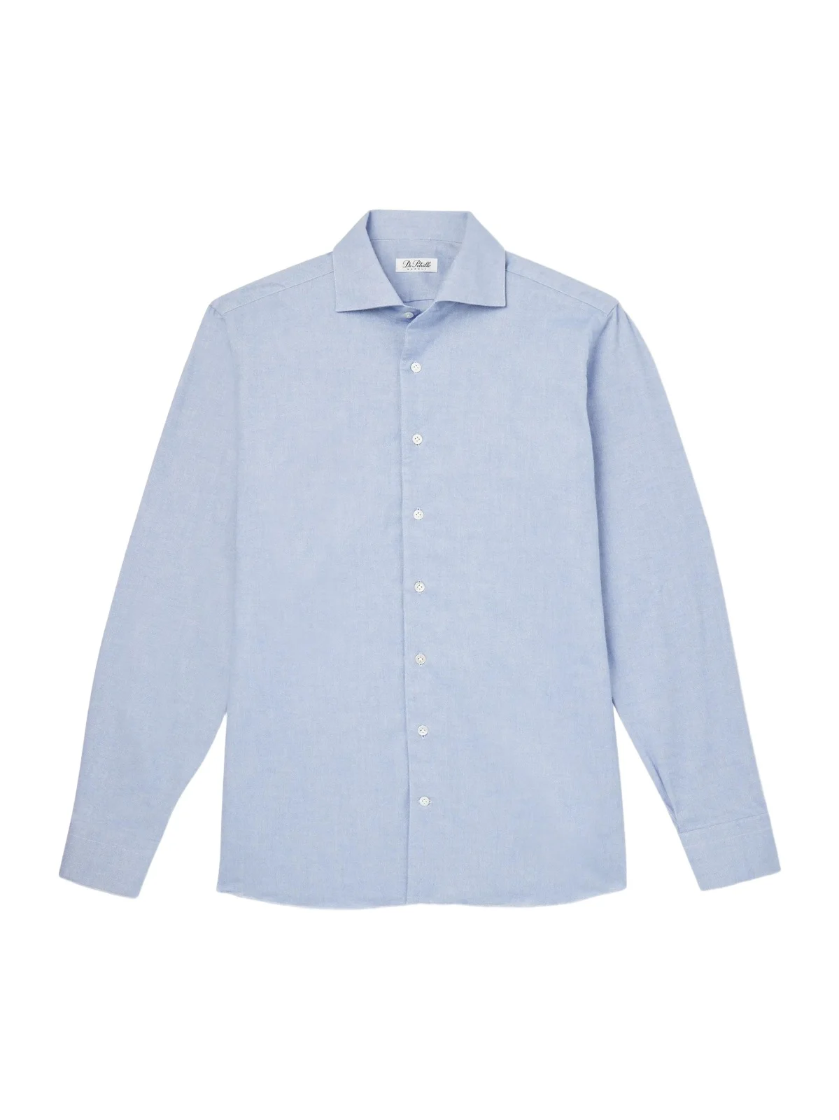 Cutaway-Collar Brushed Cotton-Twill Shirt - Men Cutaway-Collar Brushed Cotton-Twill Shirt - Men