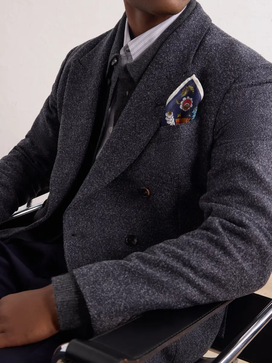 Paul Smith Double-Breasted Wool-Blend Bouclé Blazer - Men | Thumbnail 5 Paul Smith Double-Breasted Wool-Blend Bouclé Blazer - Men | Thumbnail 5