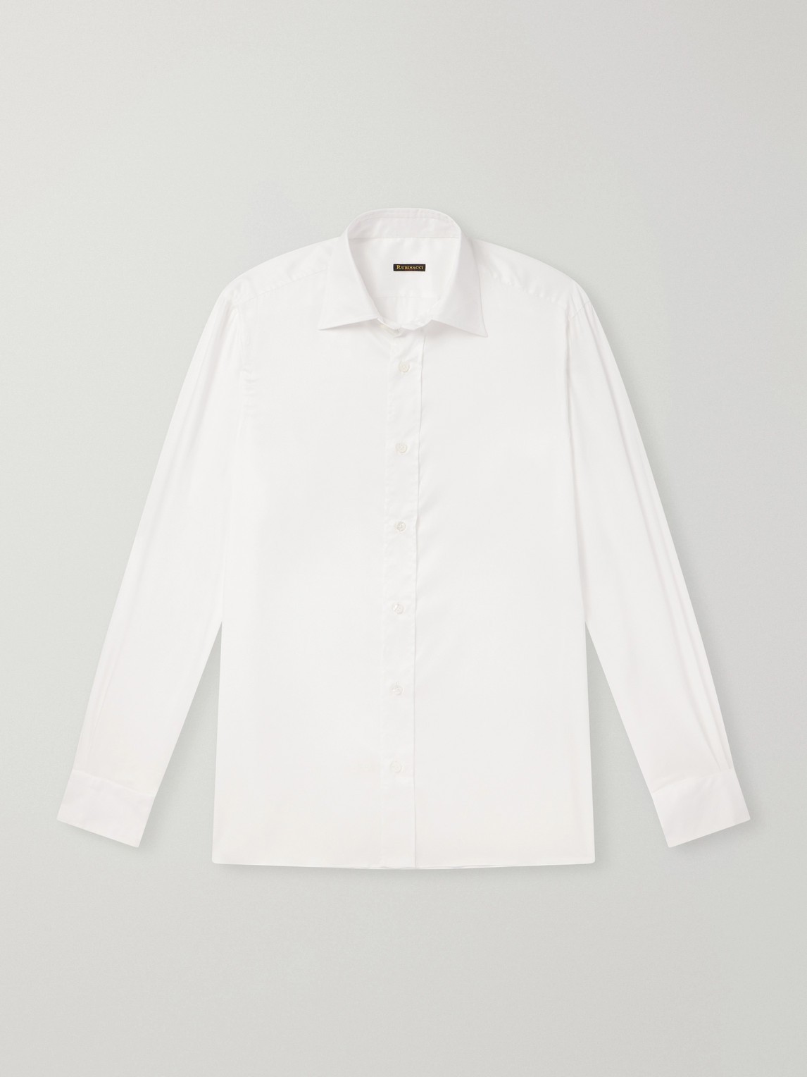 Rubinacci Cutaway-Collar Cotton-Twill Shirt - Men