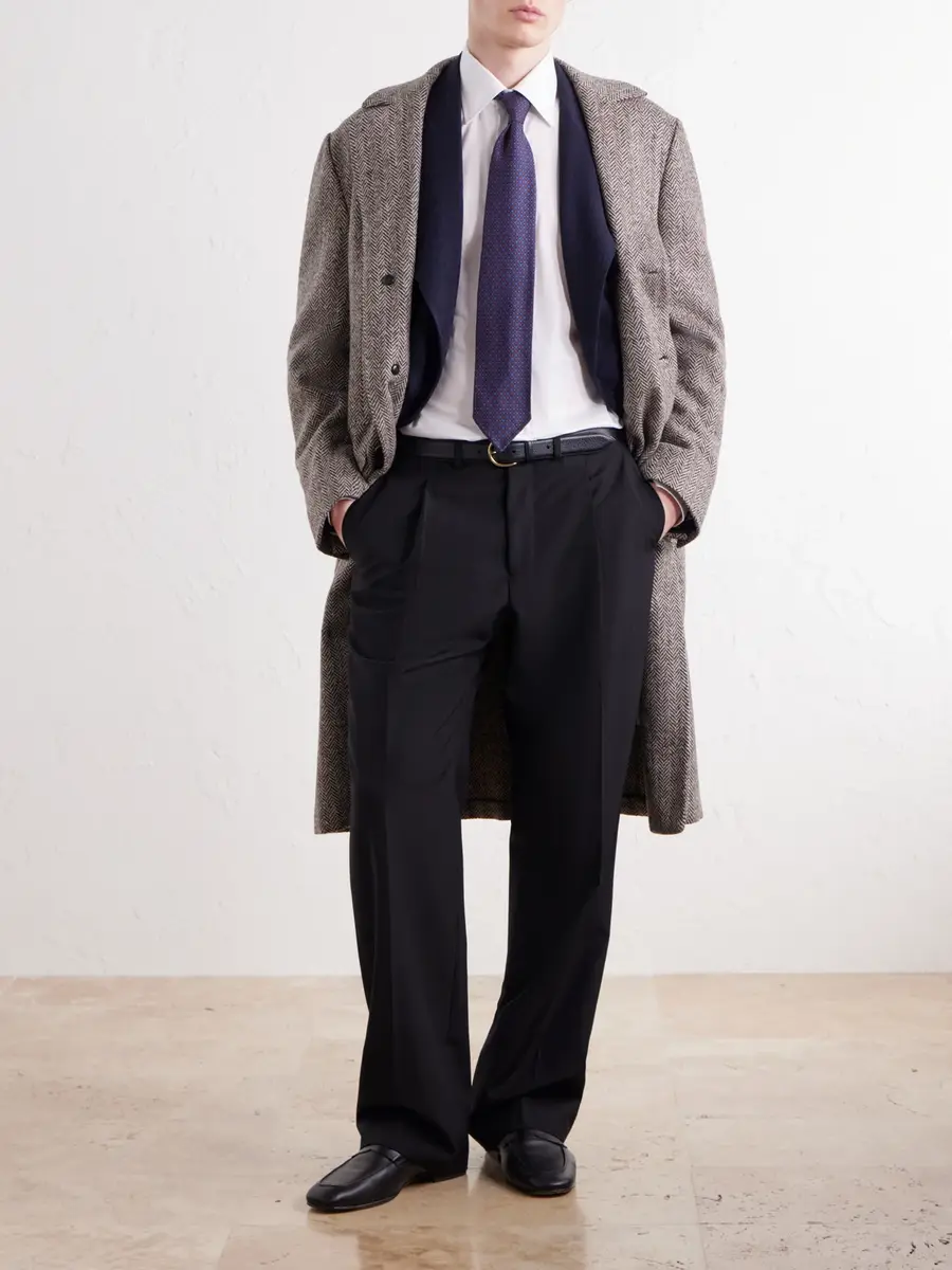 Rubinacci Cutaway-Collar Cotton-Twill Shirt - Men | Thumbnail 2 Rubinacci Cutaway-Collar Cotton-Twill Shirt - Men | Thumbnail 2
