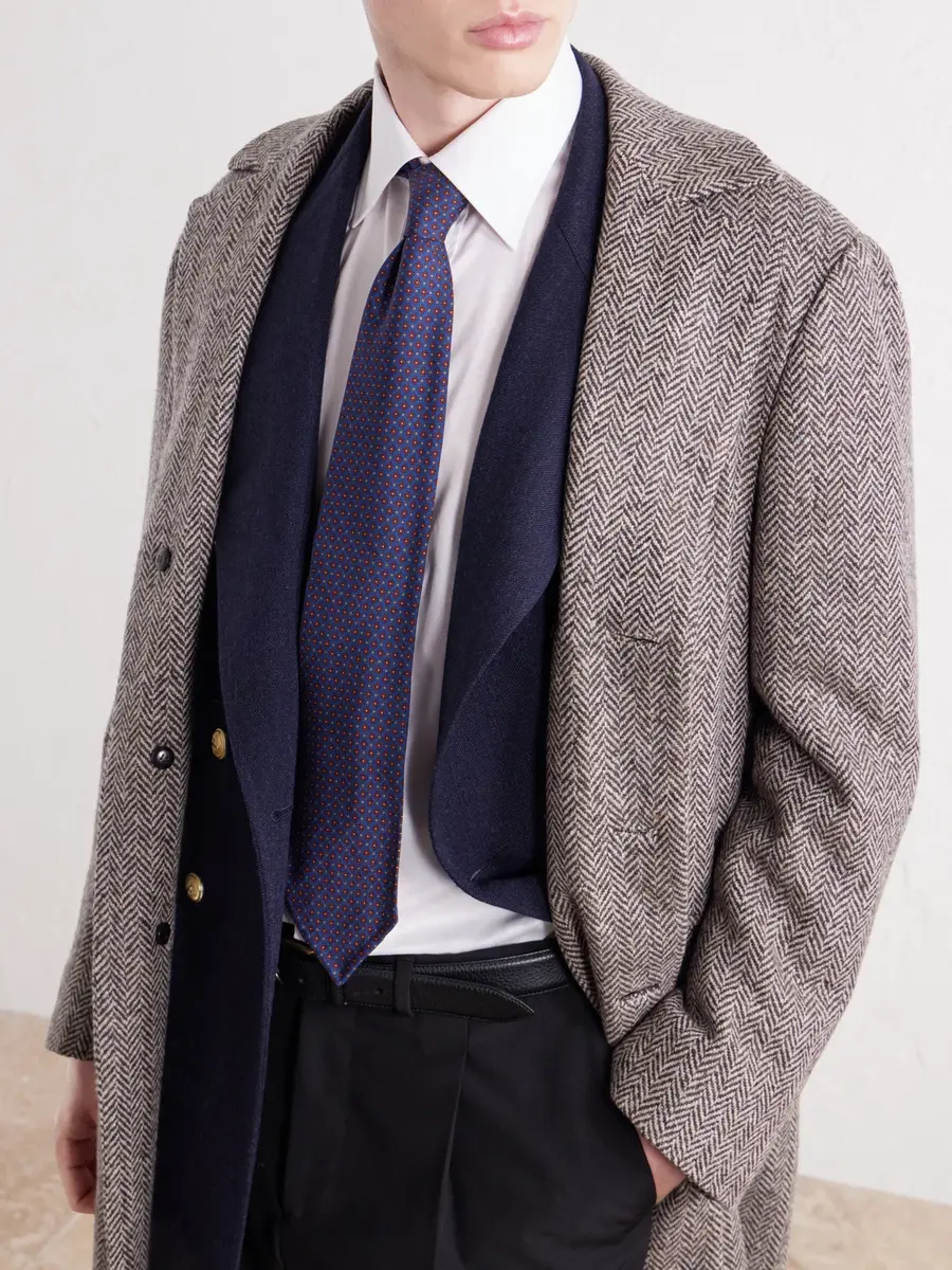 Rubinacci Cutaway-Collar Cotton-Twill Shirt - Men | Thumbnail 5 Rubinacci Cutaway-Collar Cotton-Twill Shirt - Men | Thumbnail 5