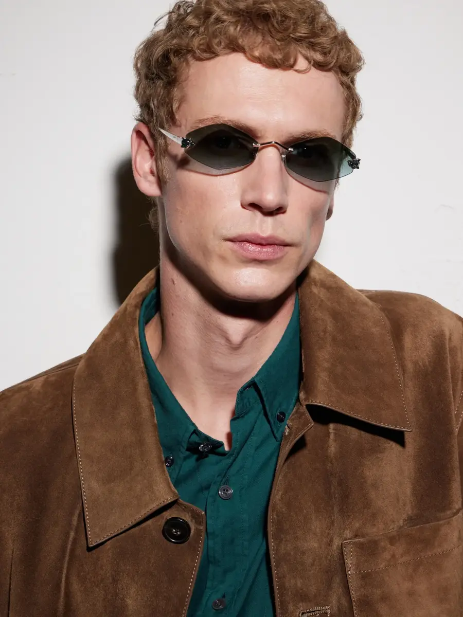 Cartier Eyewear Panthère Classic Round-Frame Silver-Tone Sunglasses - Men | Thumbnail 5