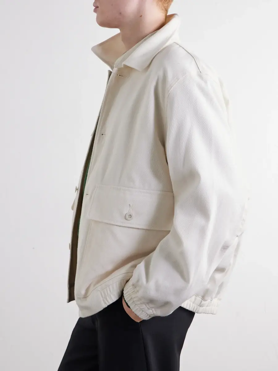 ATON Wool And Cotton-Blend Twill Jacket - Men | Thumbnail 5 ATON Wool And Cotton-Blend Twill Jacket - Men | Thumbnail 5