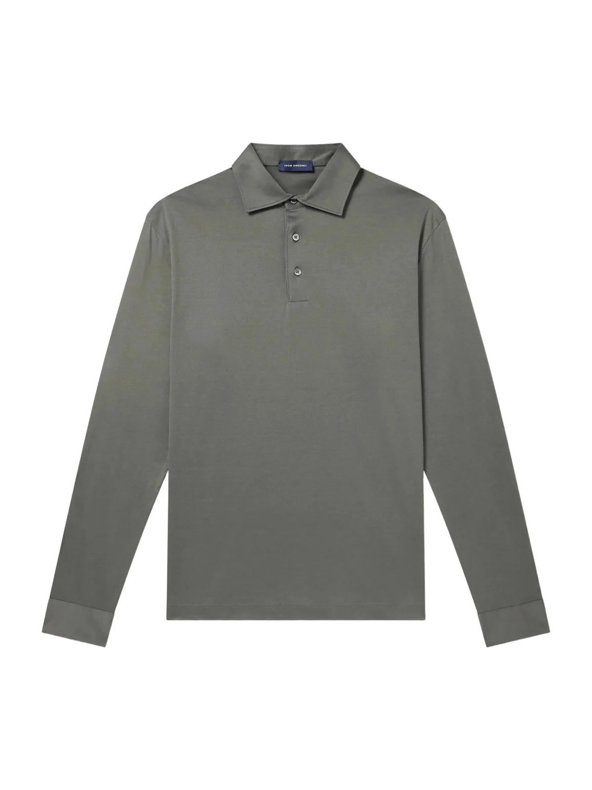 Thom Sweeney Cotton-Jersey Polo Shirt - Men