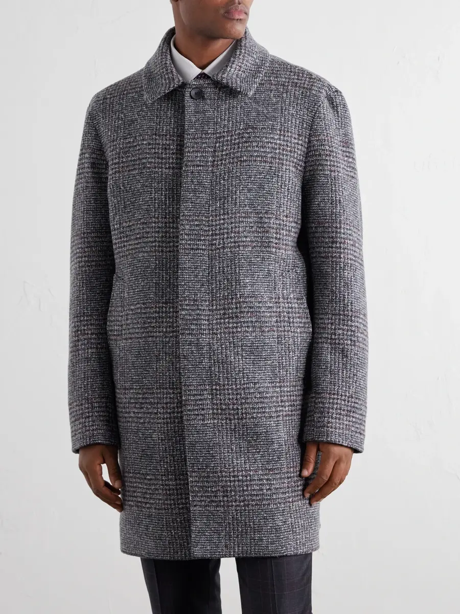 MR P. Prince of Wales Checked Wool and Cashmere-Blend Twill Coat - Men | Thumbnail 3 MR P. Prince of Wales Checked Wool and Cashmere-Blend Twill Coat - Men | Thumbnail 3