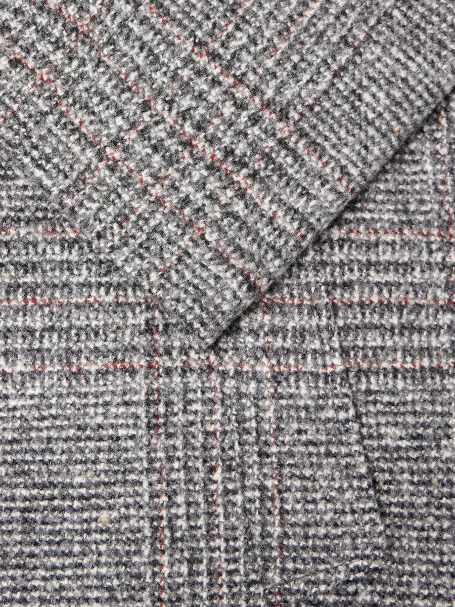 MR P. Prince of Wales Checked Wool and Cashmere-Blend Twill Coat - Men | Thumbnail 6 MR P. Prince of Wales Checked Wool and Cashmere-Blend Twill Coat - Men | Thumbnail 6