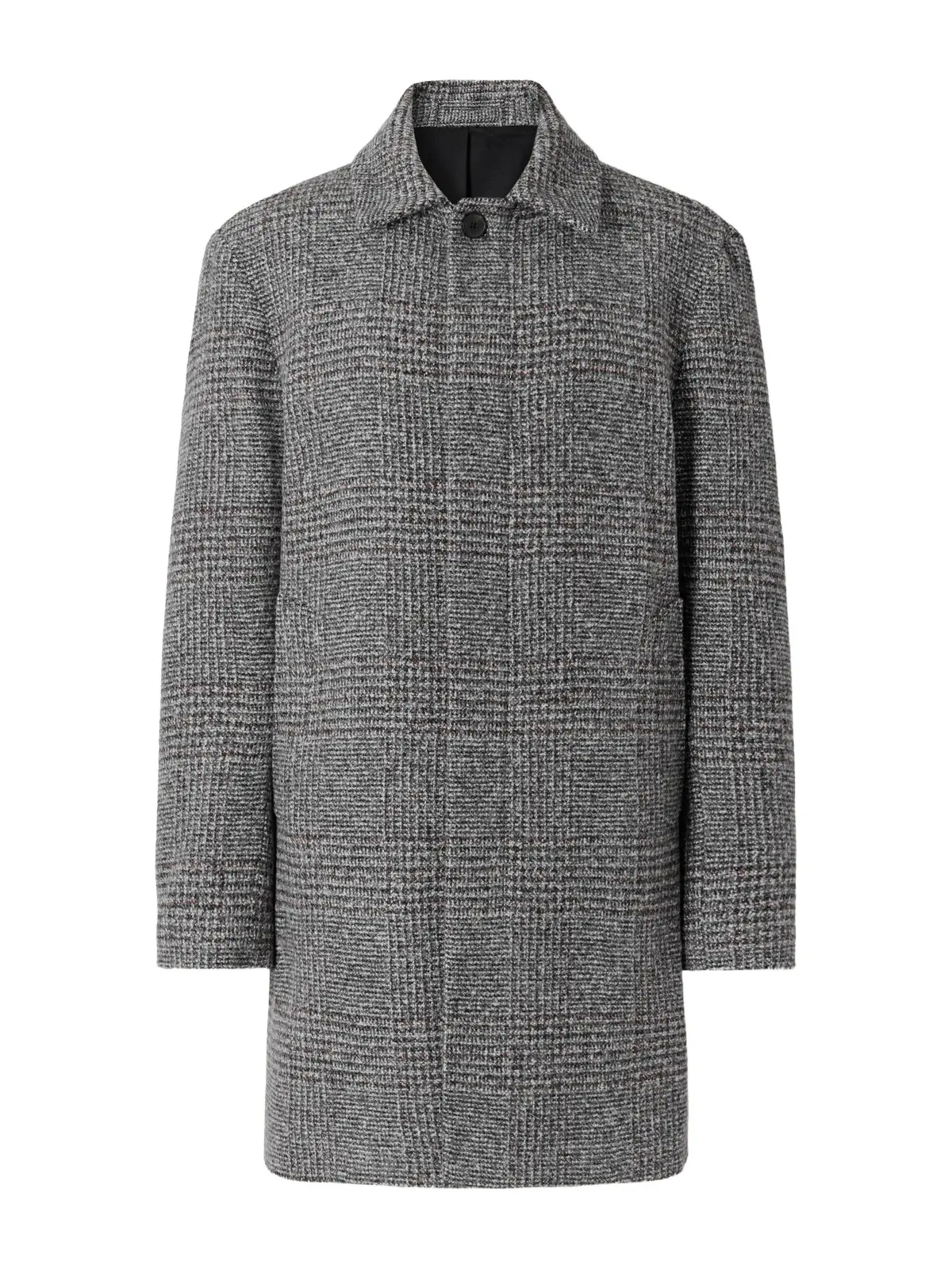 MR P. Prince of Wales Checked Wool and Cashmere-Blend Twill Coat - Men