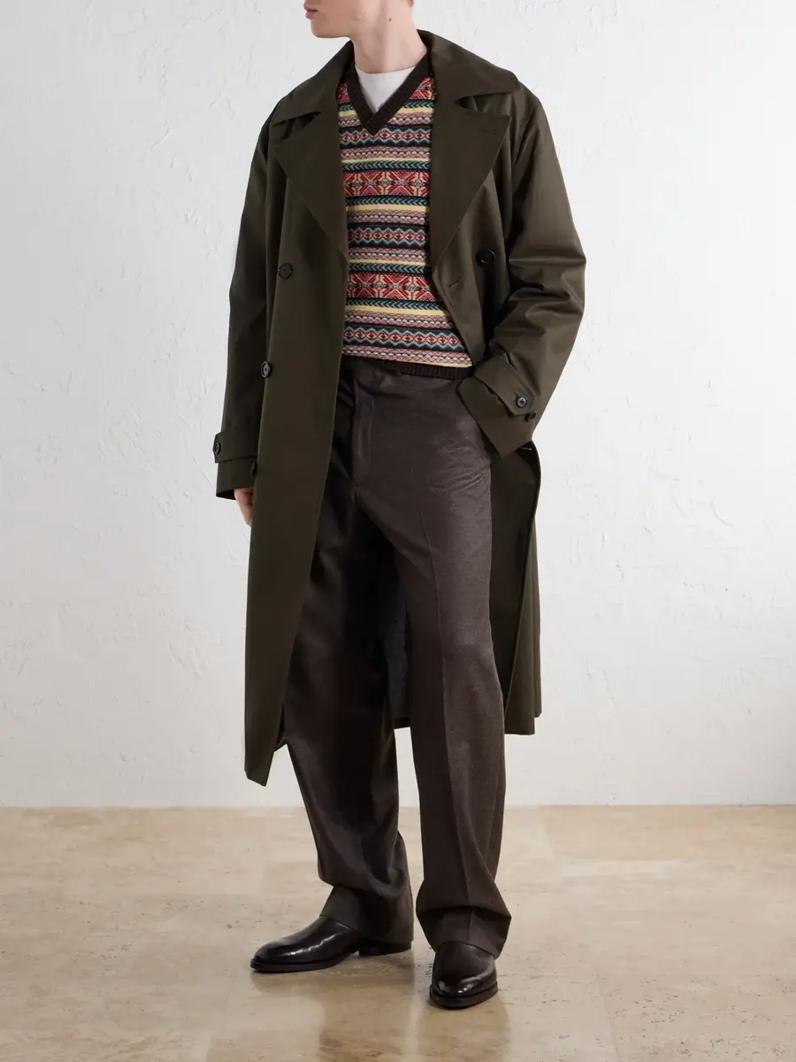 Margaret Howell Belted Cotton-Gabardine Trench Coat - Men | Thumbnail 2 Margaret Howell Belted Cotton-Gabardine Trench Coat - Men | Thumbnail 2