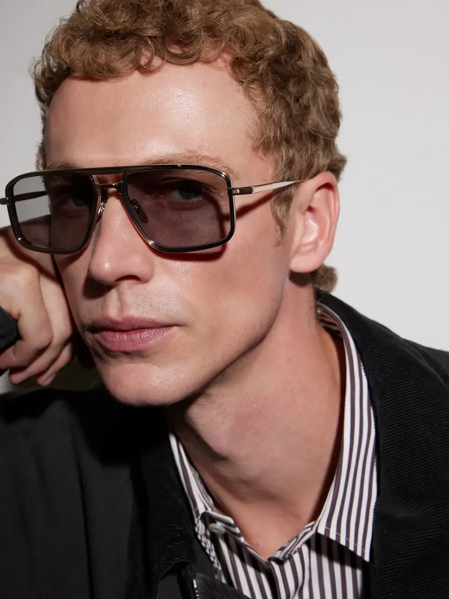 Jacques Marie Mage Earl Aviator-Style Silver-Tone Titanium Sunglasses - Men | Thumbnail 2