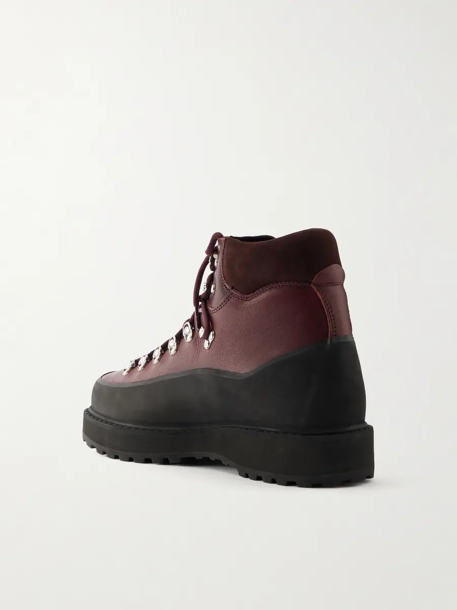 Diemme Roccia Vet Rubber-Trimmed Full-Grain Leather Hiking Boots - Men | Thumbnail 4