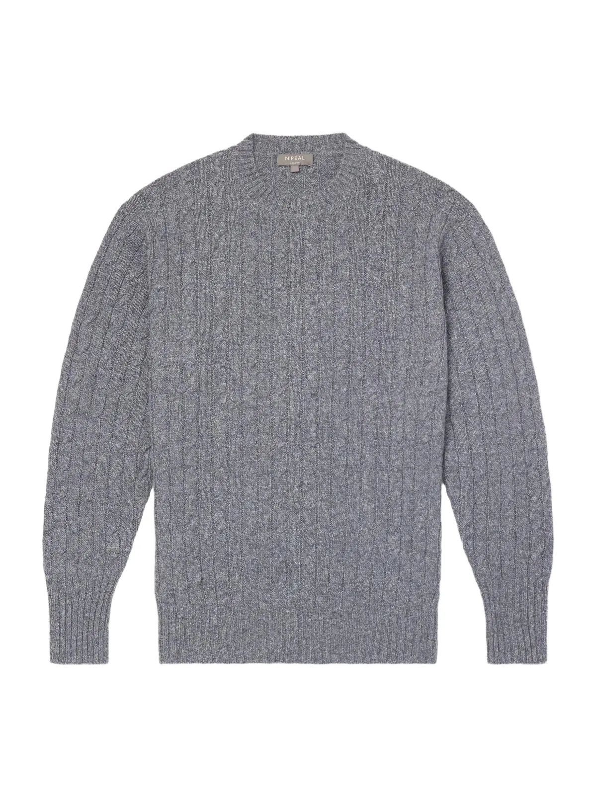 Thames Cable-Knit Cashmere Sweater - Men Thames Cable-Knit Cashmere Sweater - Men