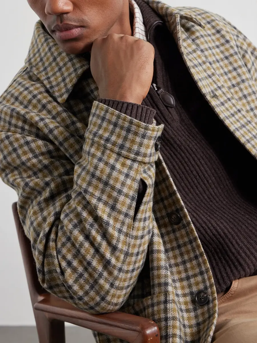 Purdey Checked Wool-Twill Overshirt - Men | Thumbnail 5 Purdey Checked Wool-Twill Overshirt - Men | Thumbnail 5