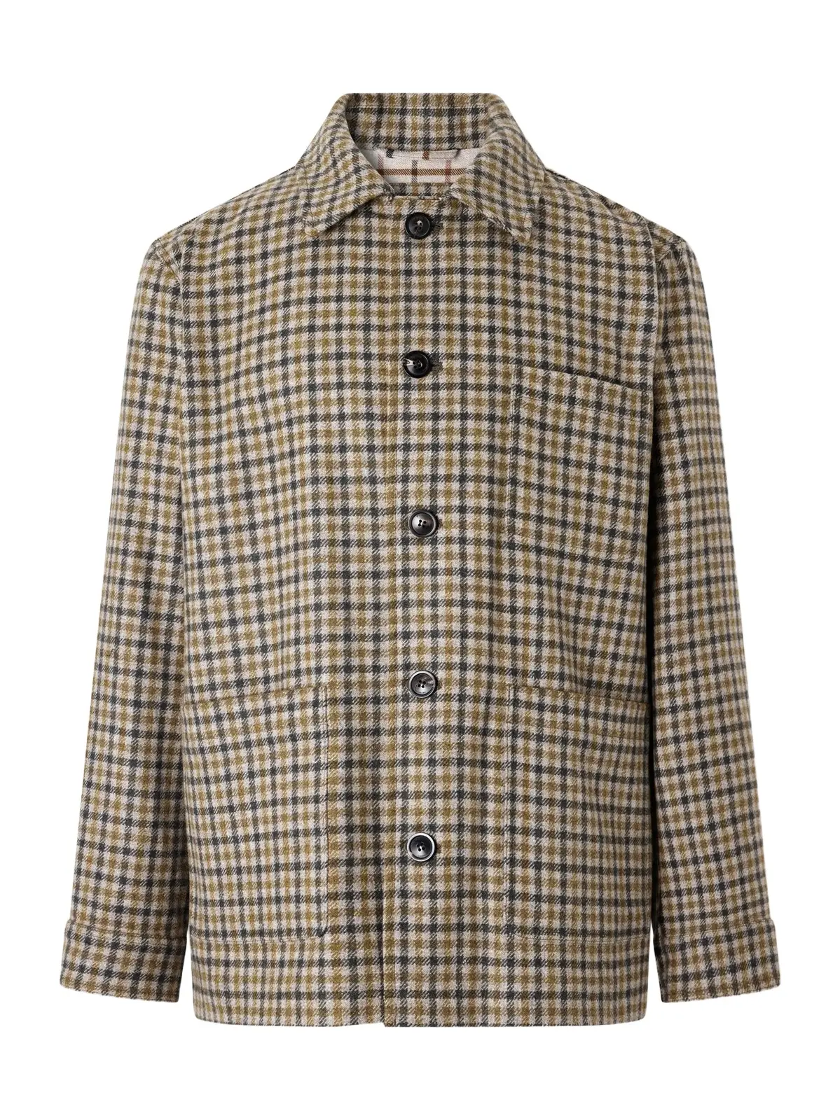 Purdey Checked Wool-Twill Overshirt - Men