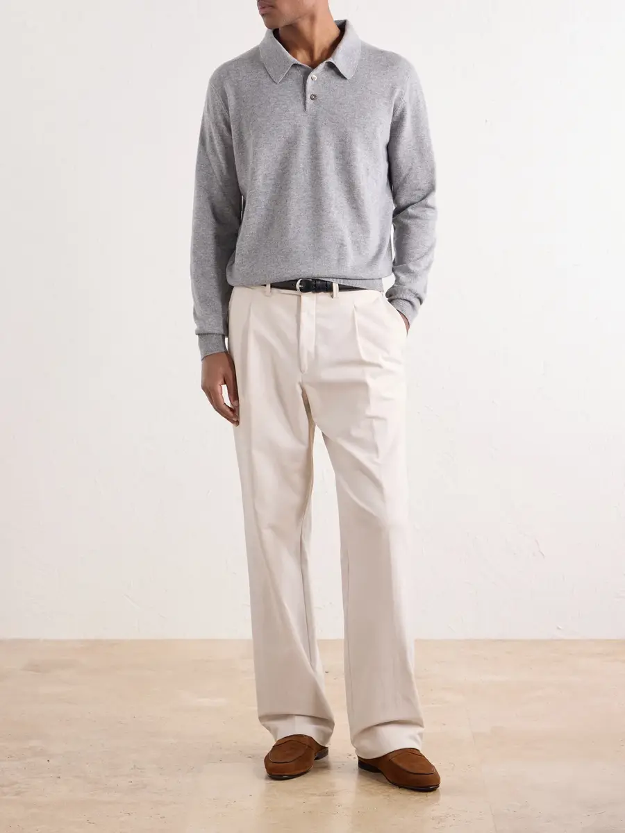 Rubinacci Cashmere Polo Shirt - Men | Thumbnail 2 Rubinacci Cashmere Polo Shirt - Men | Thumbnail 2