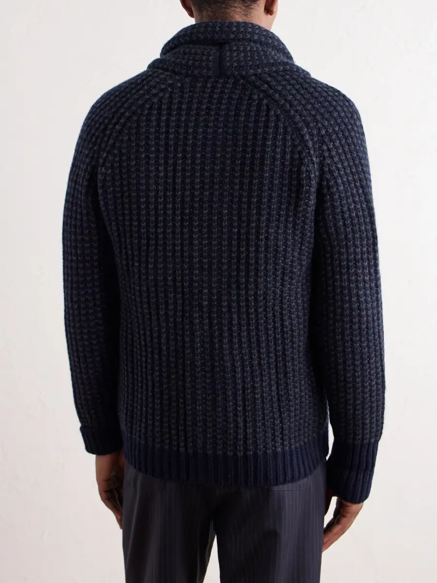 N.Peal Kensington Shawl-Collar Cashmere Cardigan - Men | Thumbnail 4