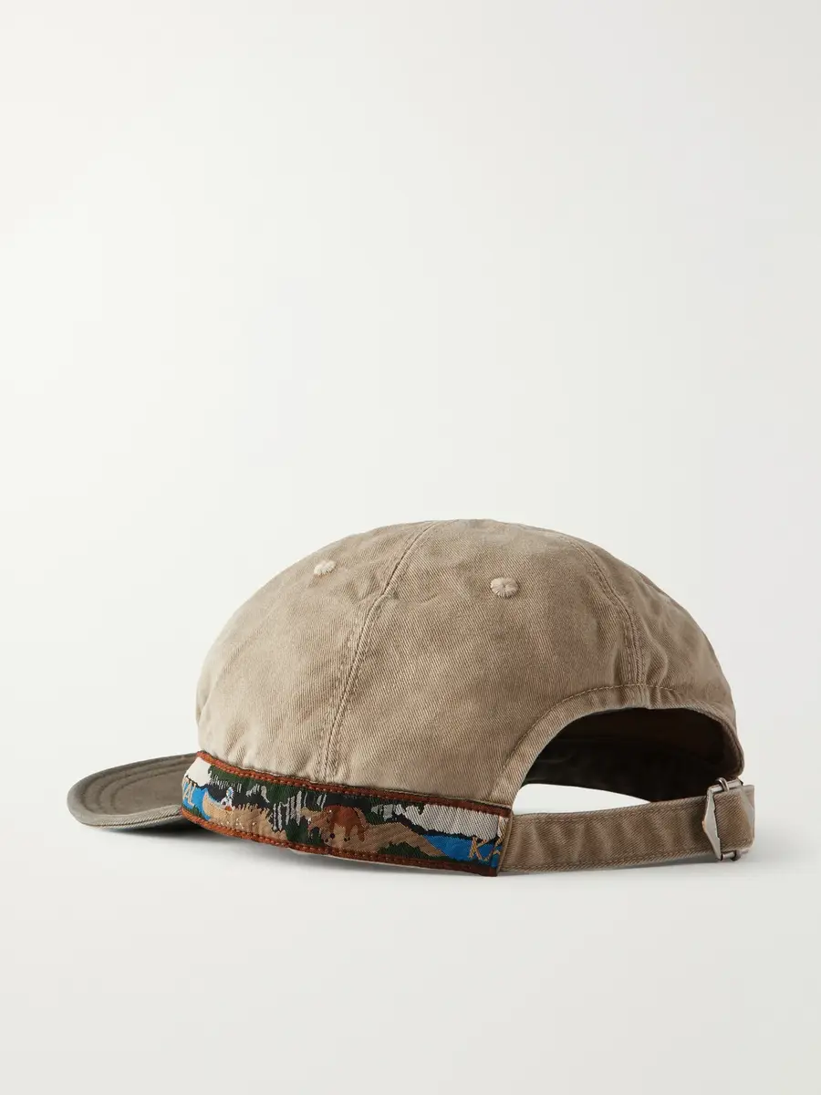 KAPITAL Chino Brumfield Embroidered Cotton-Twill Cap - Men | Thumbnail 4