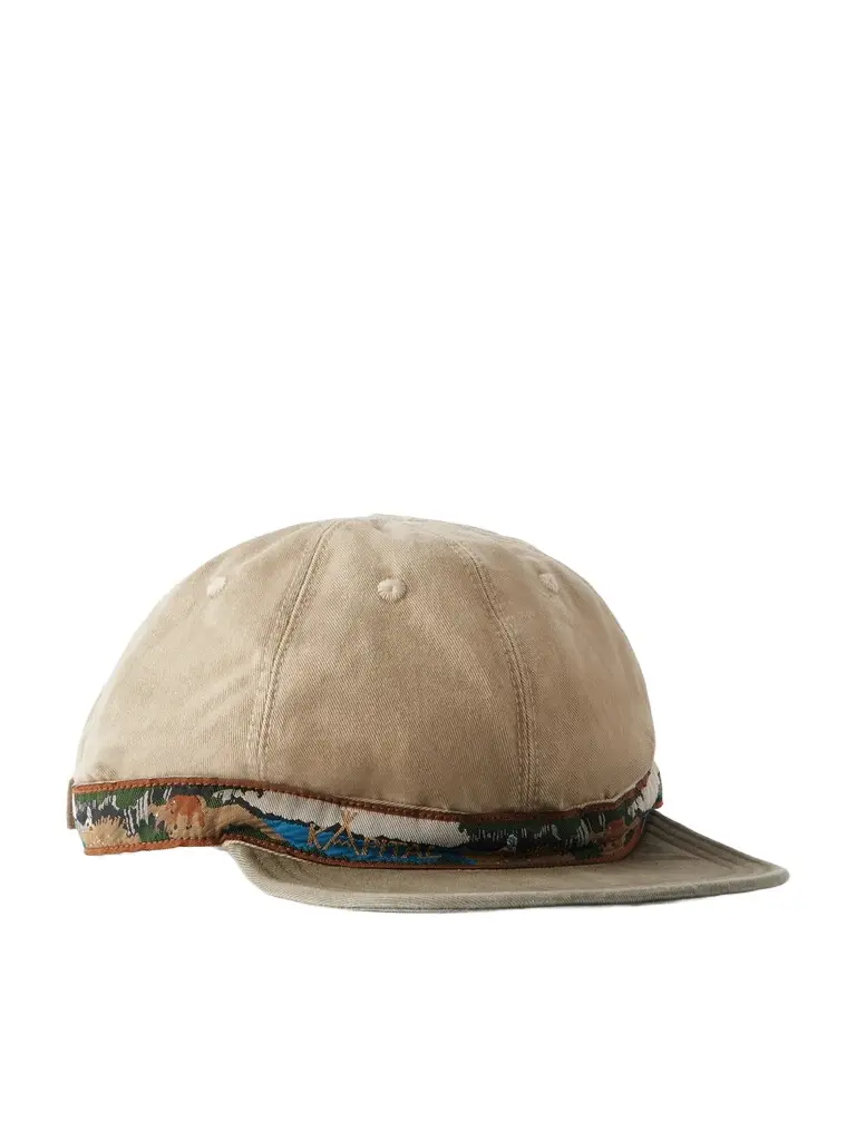 KAPITAL Chino Brumfield Embroidered Cotton-Twill Cap - Men