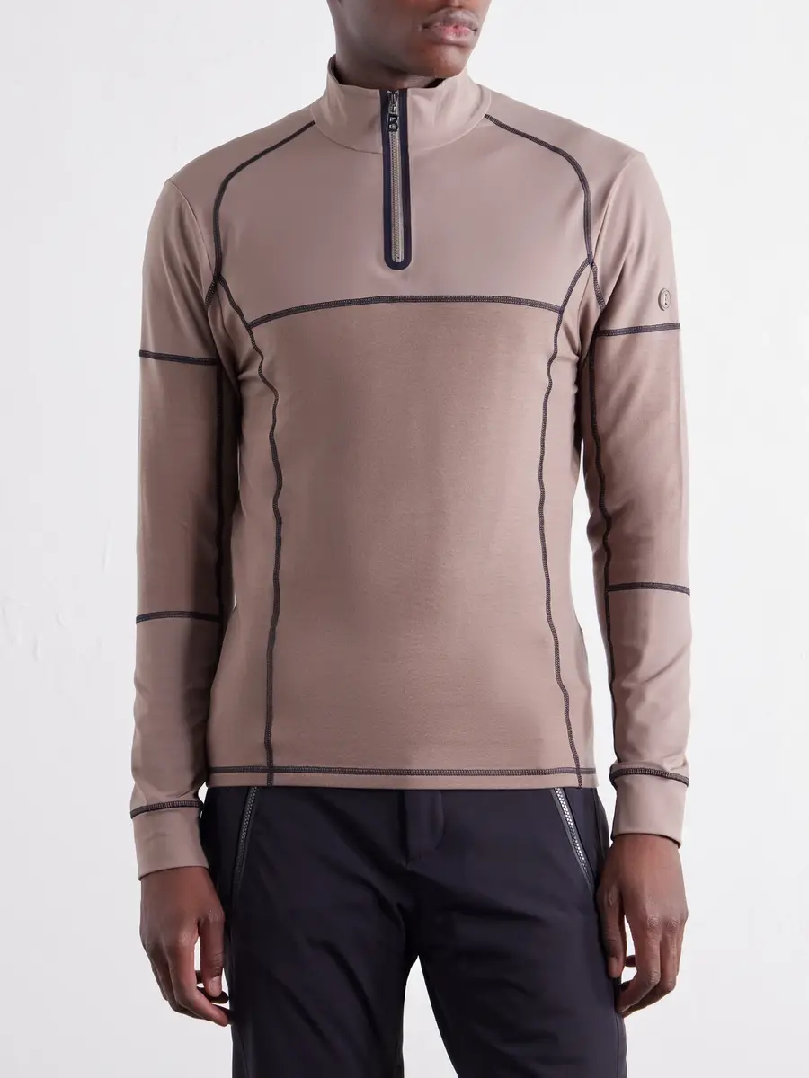 Bogner Marino Panelled Stretch-Jersey Half-Zip Ski Mid-Layer - Men | Thumbnail 3 Bogner Marino Panelled Stretch-Jersey Half-Zip Ski Mid-Layer - Men | Thumbnail 3