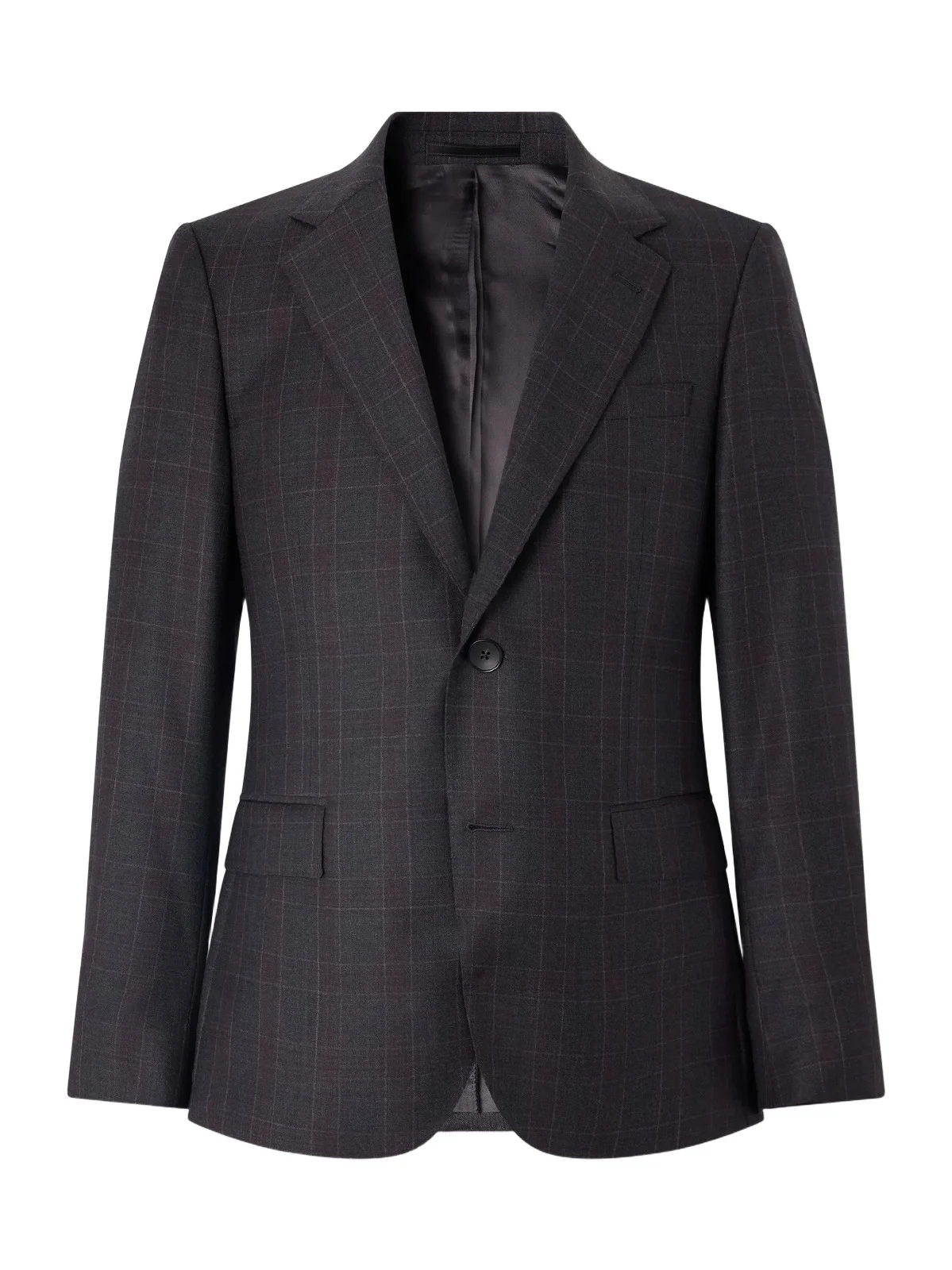 MR P. Checked Wool Suit Jacket - Men