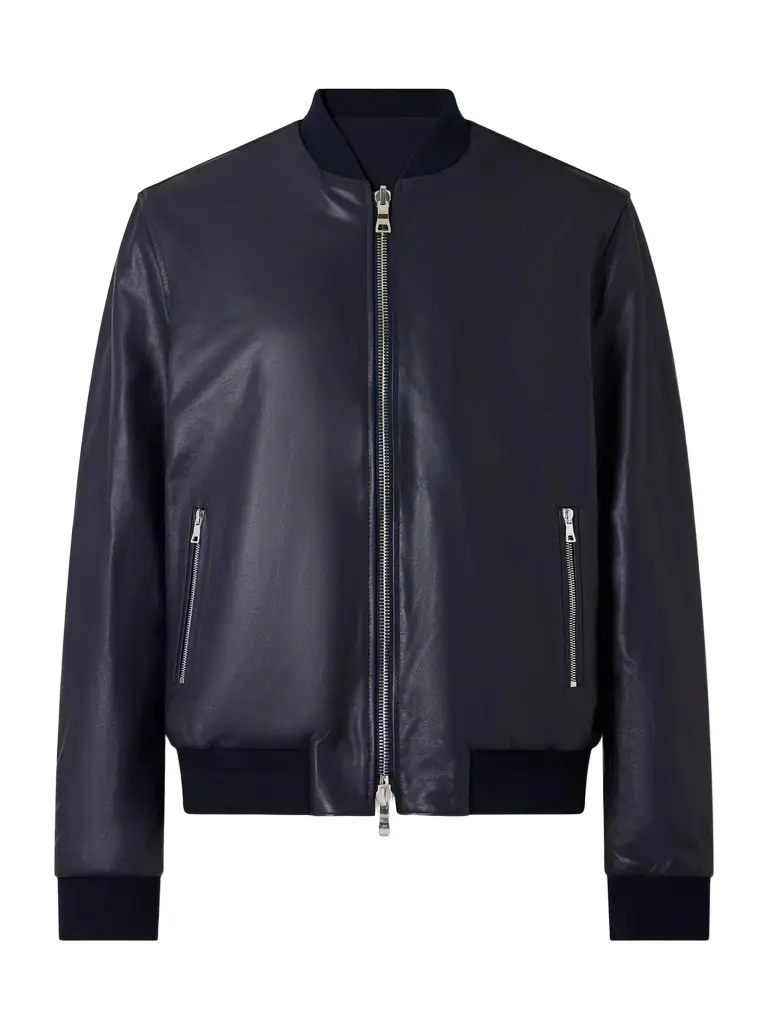 MR P. Reversible Leather Jacket - Men