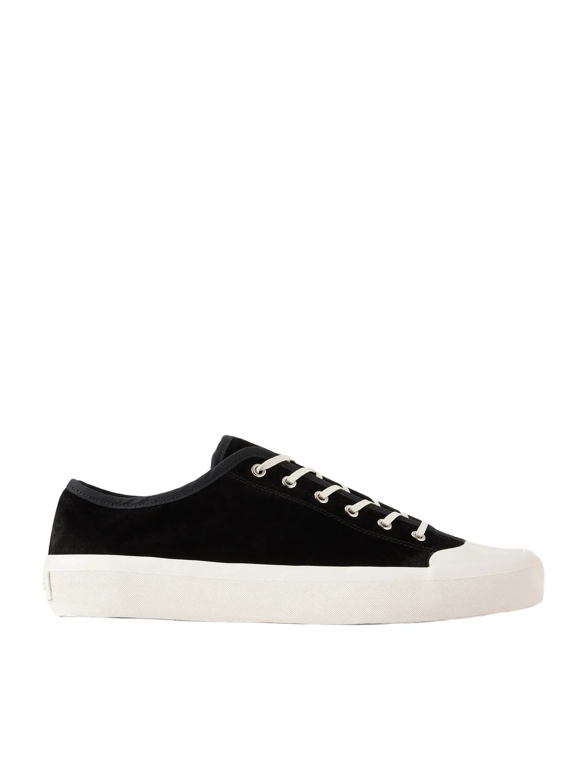 MORJAS Plimsoll Rubber-Trimmed Suede Sneakers - Men