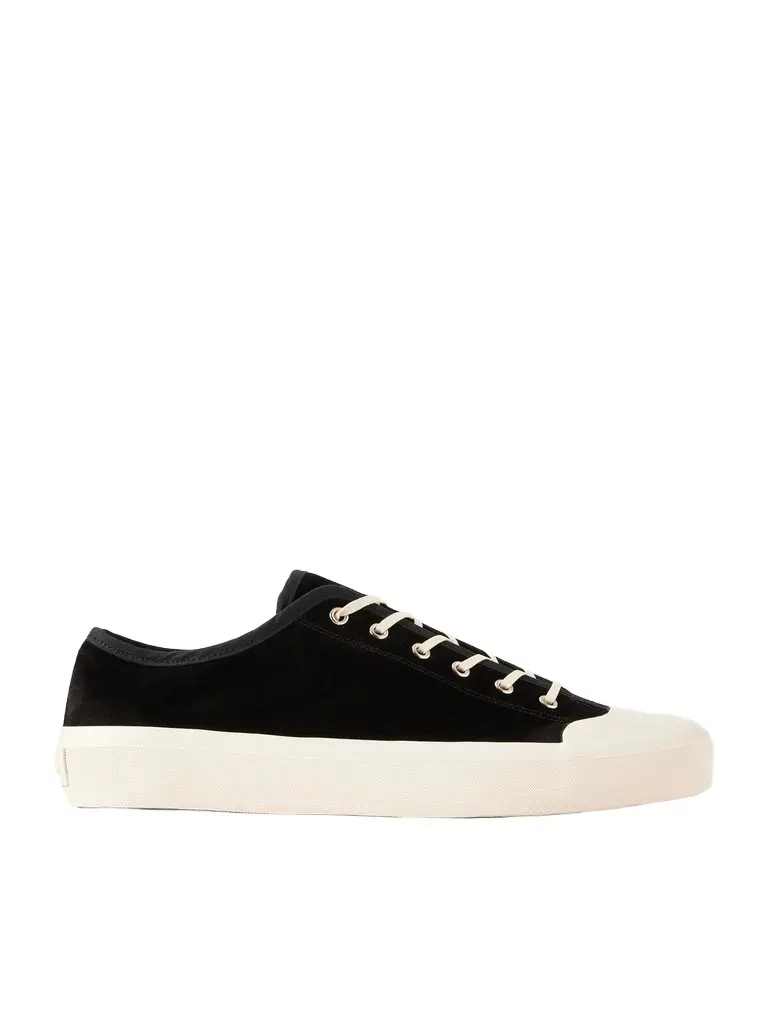 MORJAS Plimsoll Rubber-Trimmed Suede Sneakers - Men