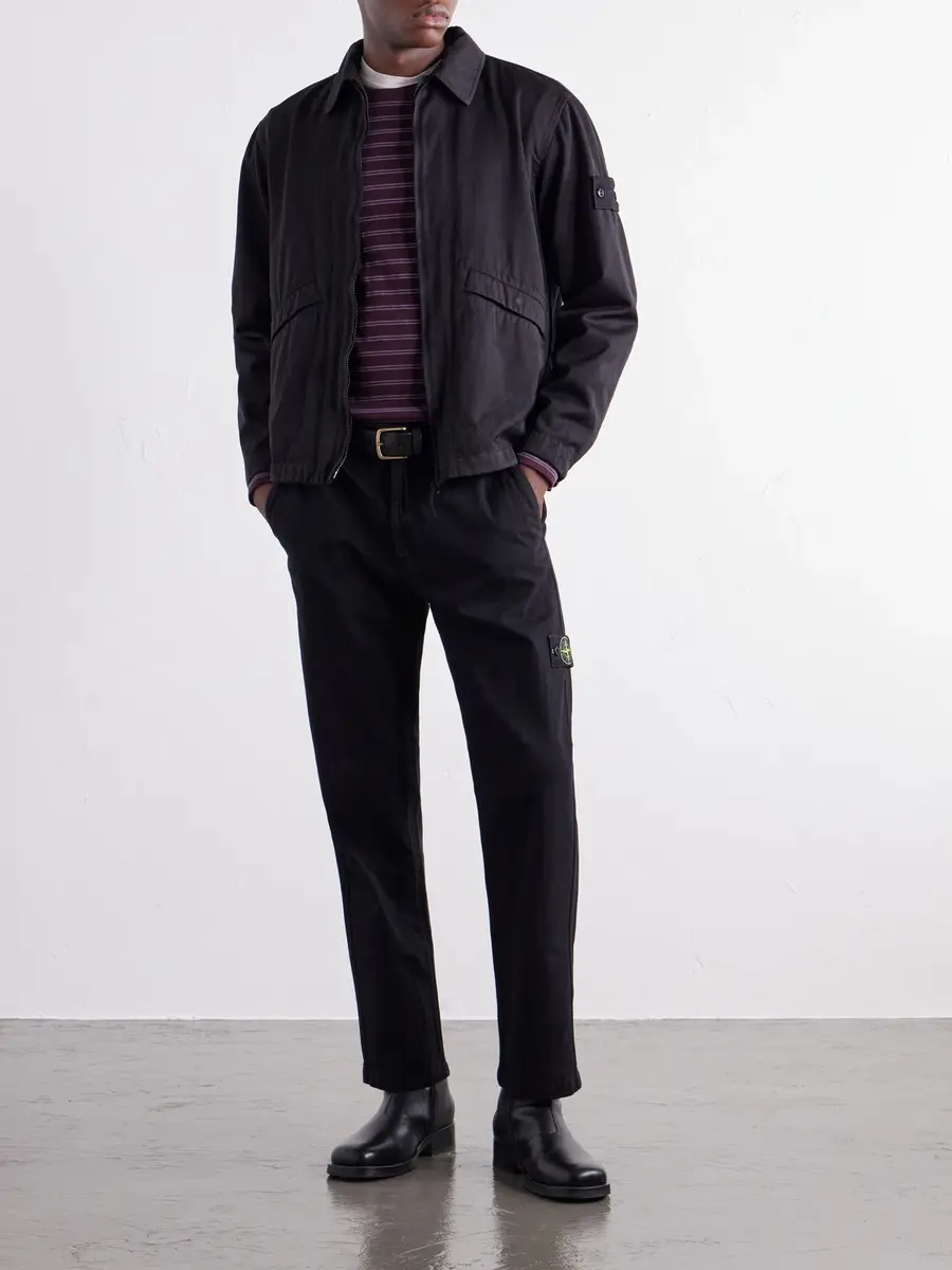 Stone Island STONE ISLAND GHOST Garment-Dyed Wool and Cotton-Blend Gabardine-TC Overshirt - Men | Thumbnail 2 Stone Island STONE ISLAND GHOST Garment-Dyed Wool and Cotton-Blend Gabardine-TC Overshirt - Men | Thumbnail 2