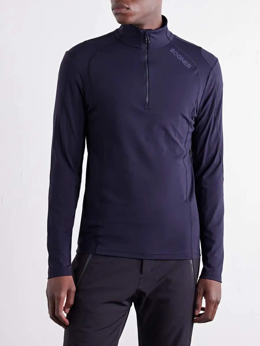 Bogner Harry Stretch-Jersey Half-Zip Ski Mid-Layer - Men | Thumbnail 3