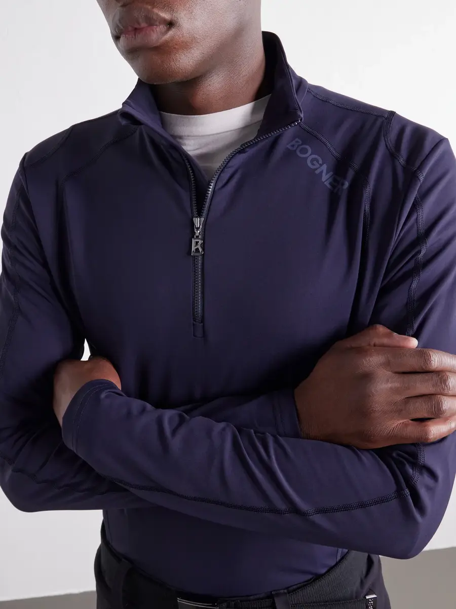 Bogner Harry Stretch-Jersey Half-Zip Ski Mid-Layer - Men | Thumbnail 5