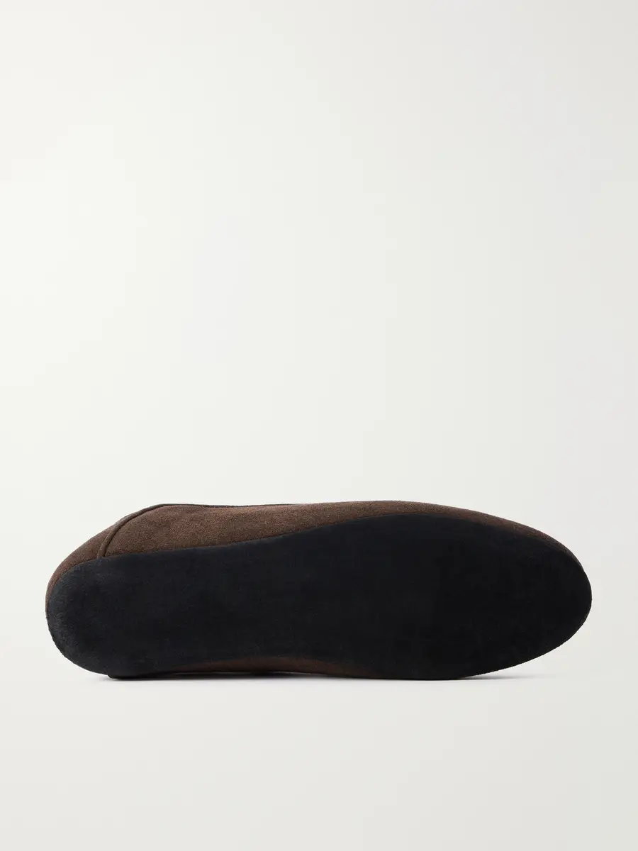 George Cleverley Mayfair Collapsible-Heel Suede Loafers - Men | Thumbnail 3 George Cleverley Mayfair Collapsible-Heel Suede Loafers - Men | Thumbnail 3