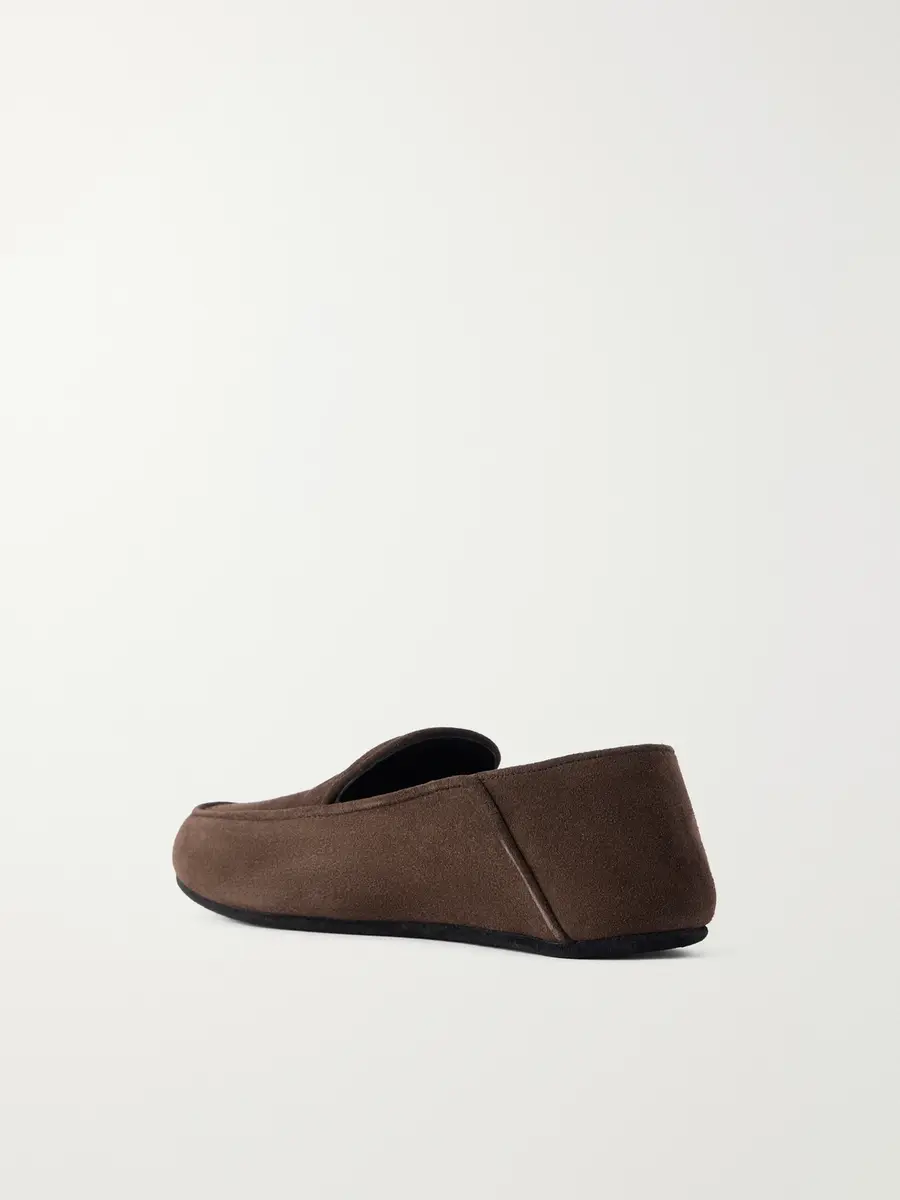 George Cleverley Mayfair Collapsible-Heel Suede Loafers - Men | Thumbnail 4 George Cleverley Mayfair Collapsible-Heel Suede Loafers - Men | Thumbnail 4