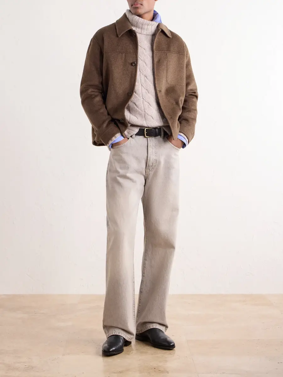 N.Peal Cashmere Cable-Knit Rollneck Sweater - Men | Thumbnail 2 N.Peal Cashmere Cable-Knit Rollneck Sweater - Men | Thumbnail 2
