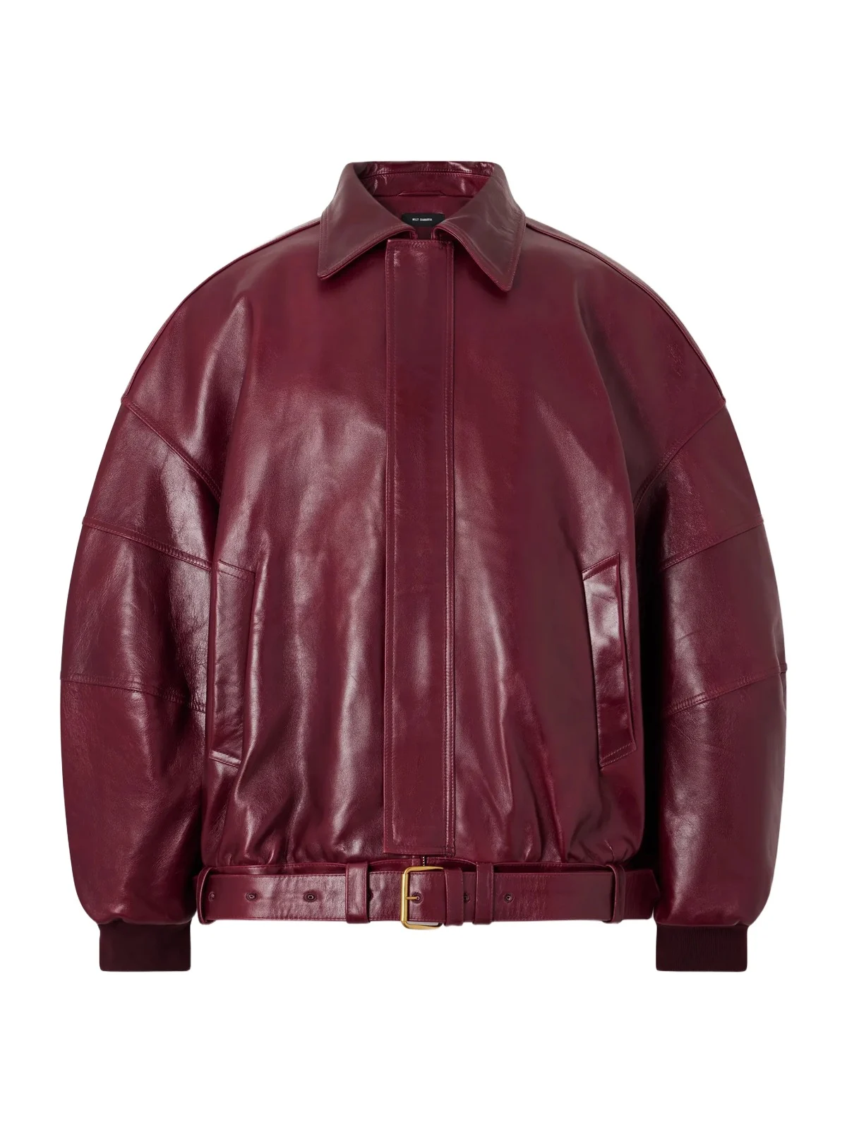 Willy Chavarria OS Hustler´s Oversized Leather Jacket - Men