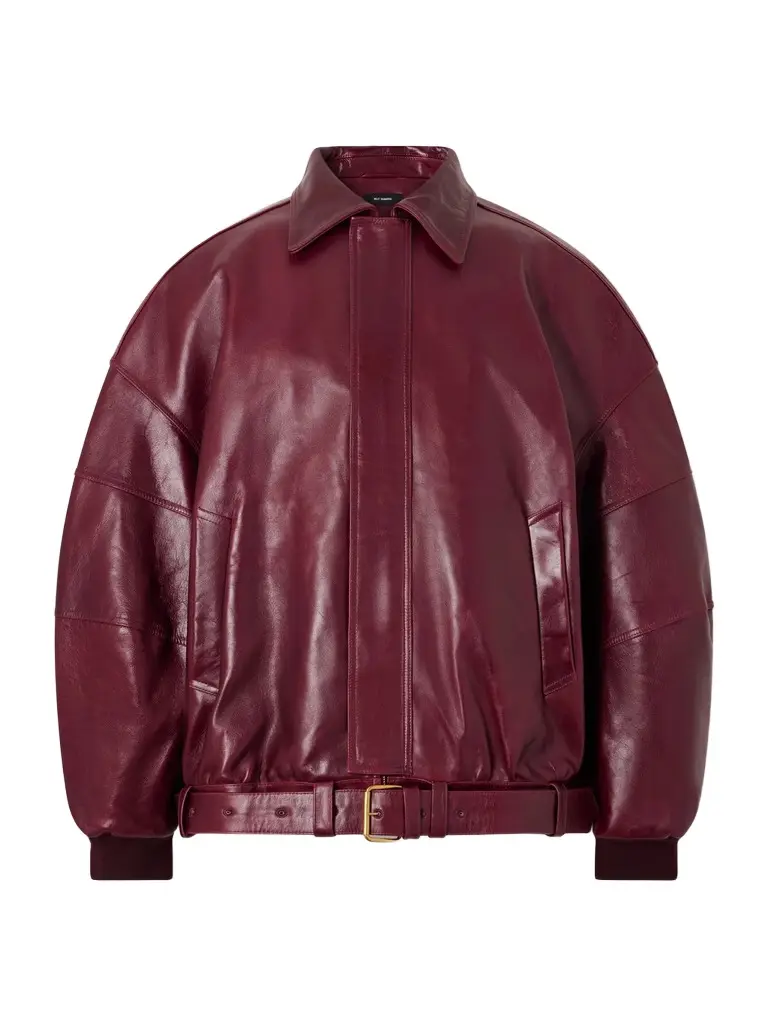 Willy Chavarria OS Hustler´s Oversized Leather Jacket - Men