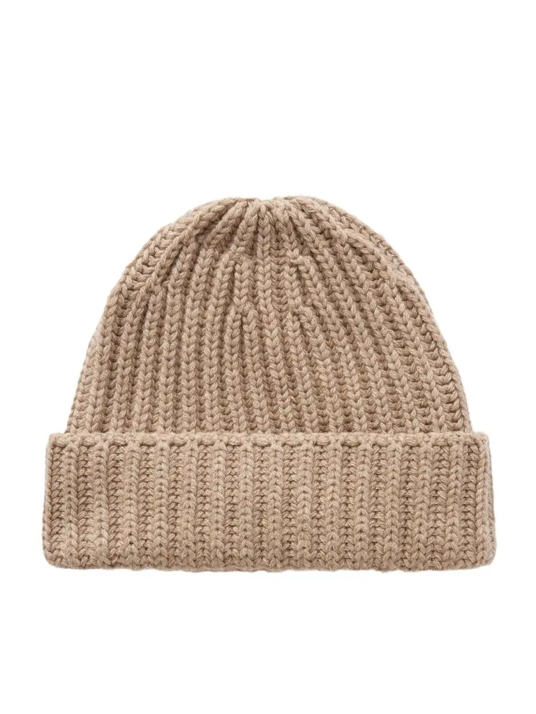 Stòffa Ribbed Cashmere Beanie - Men