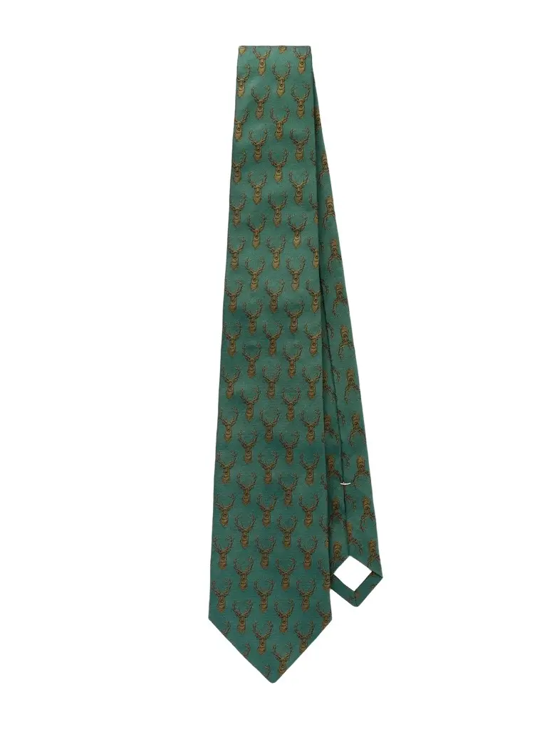 Purdey 8cm Printed Silk Tie - Men