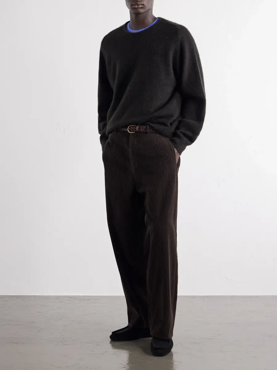 A.PRESSE Brushed Cashmere Sweater - Men | Thumbnail 2