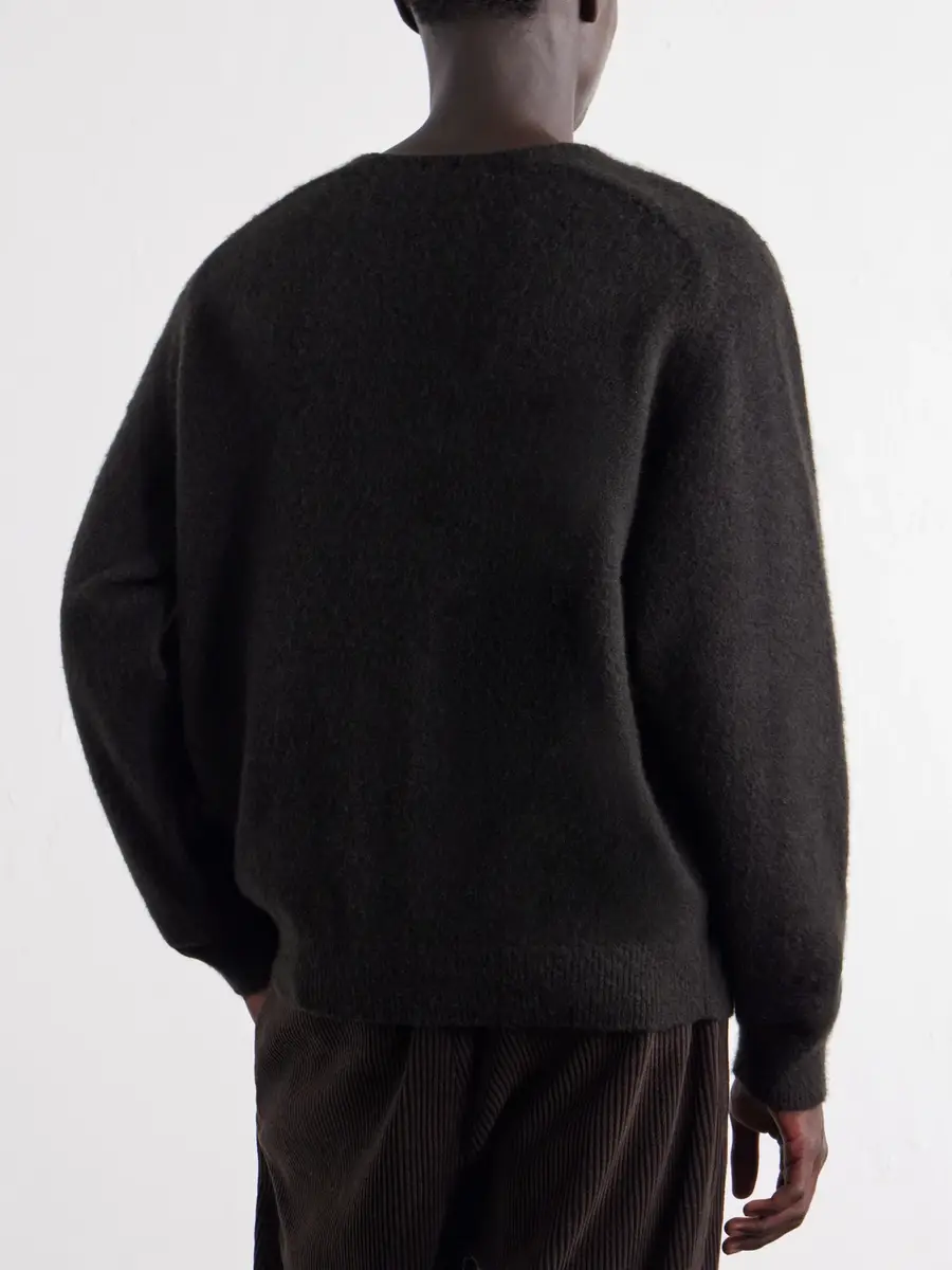 A.PRESSE Brushed Cashmere Sweater - Men | Thumbnail 4