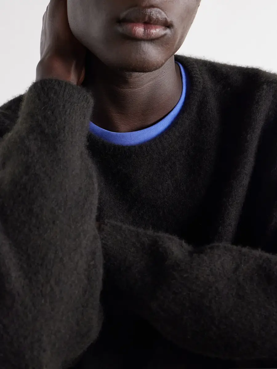 A.PRESSE Brushed Cashmere Sweater - Men | Thumbnail 5