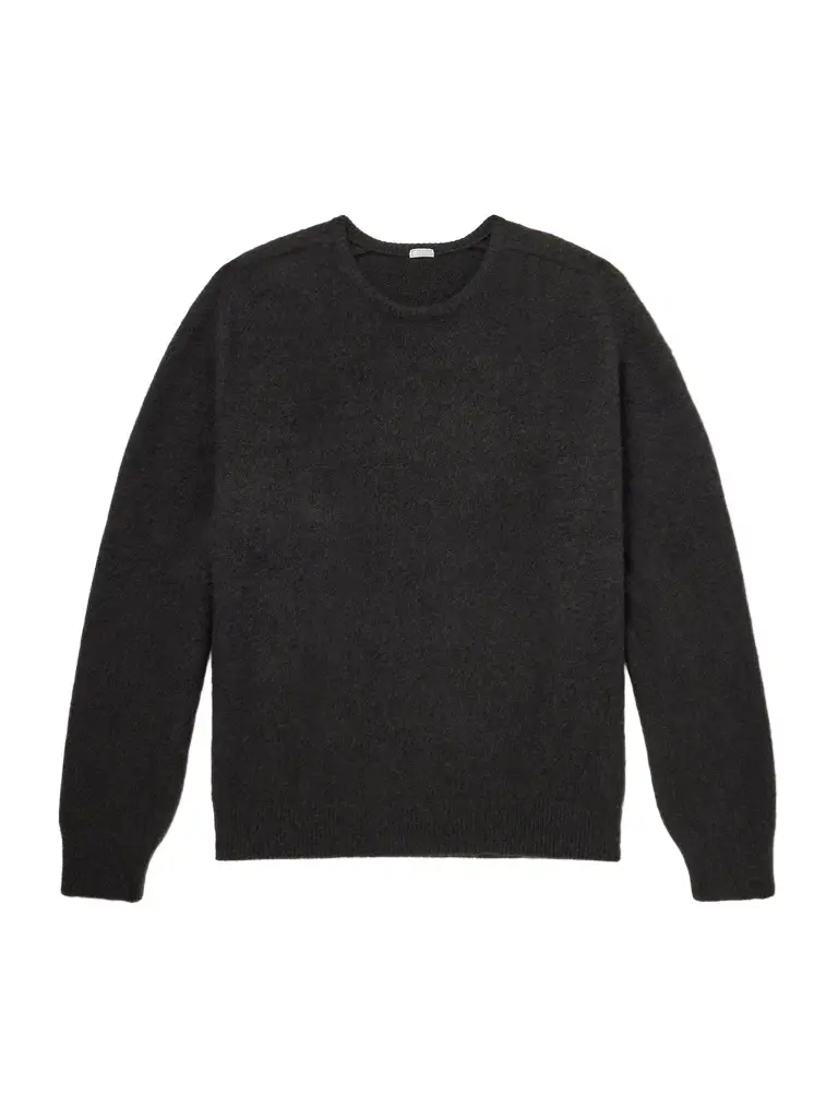 Brushed Cashmere Sweater - Men Brushed Cashmere Sweater - Men