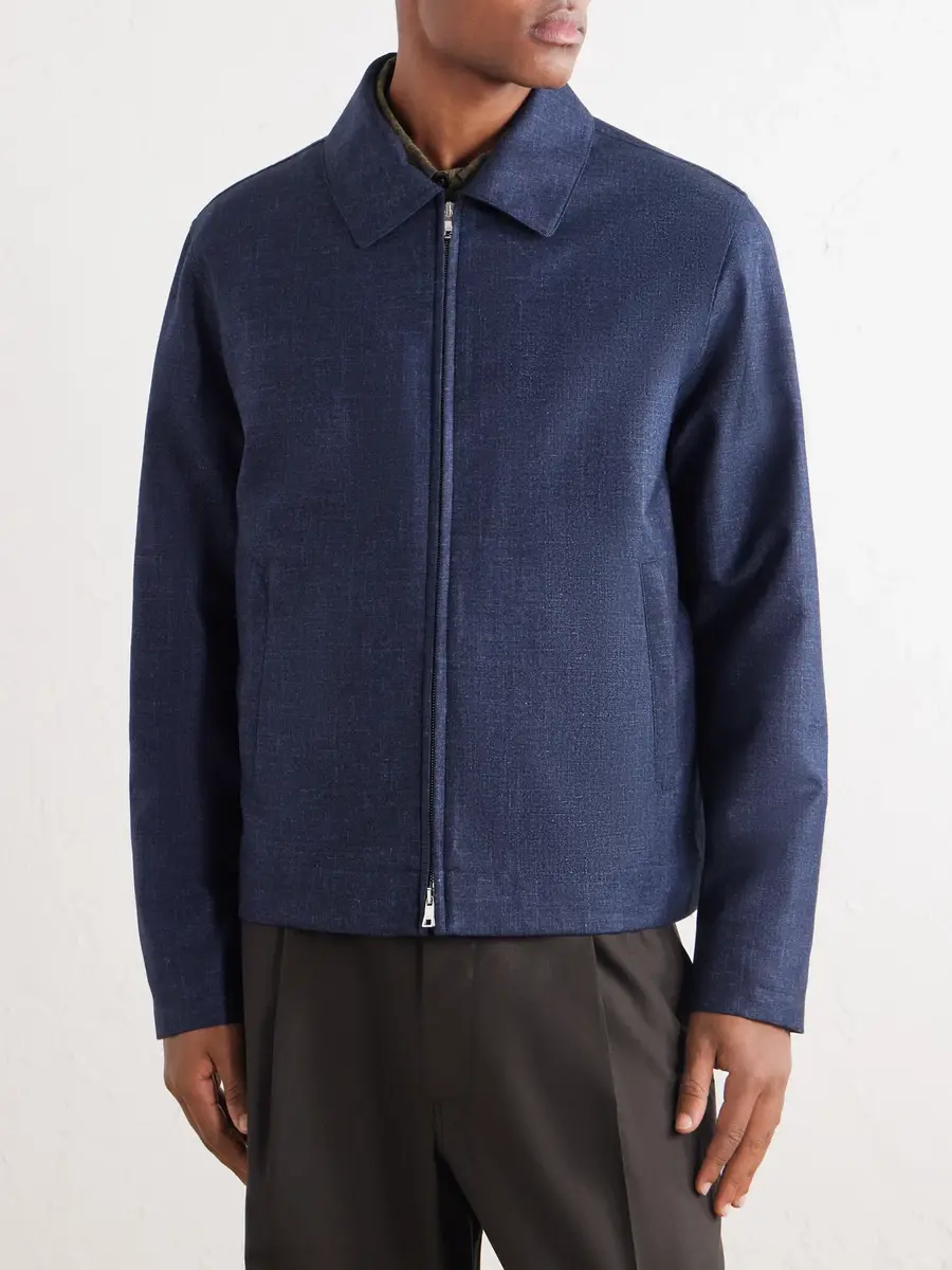 MR P. Wool, Silk and Cotton-Blend Blouson Jacket - Men | Thumbnail 3 MR P. Wool, Silk and Cotton-Blend Blouson Jacket - Men | Thumbnail 3