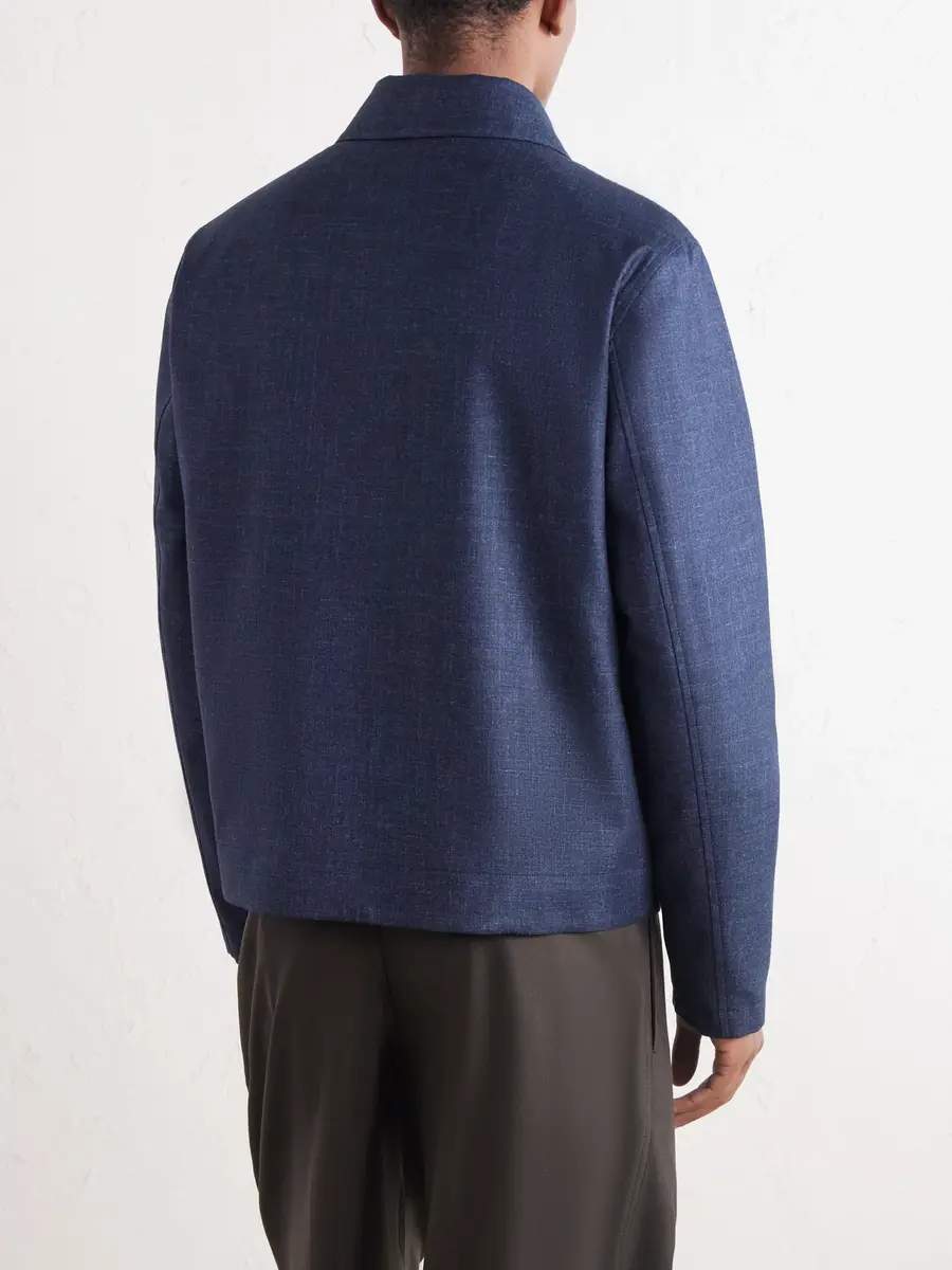 MR P. Wool, Silk and Cotton-Blend Blouson Jacket - Men | Thumbnail 4 MR P. Wool, Silk and Cotton-Blend Blouson Jacket - Men | Thumbnail 4