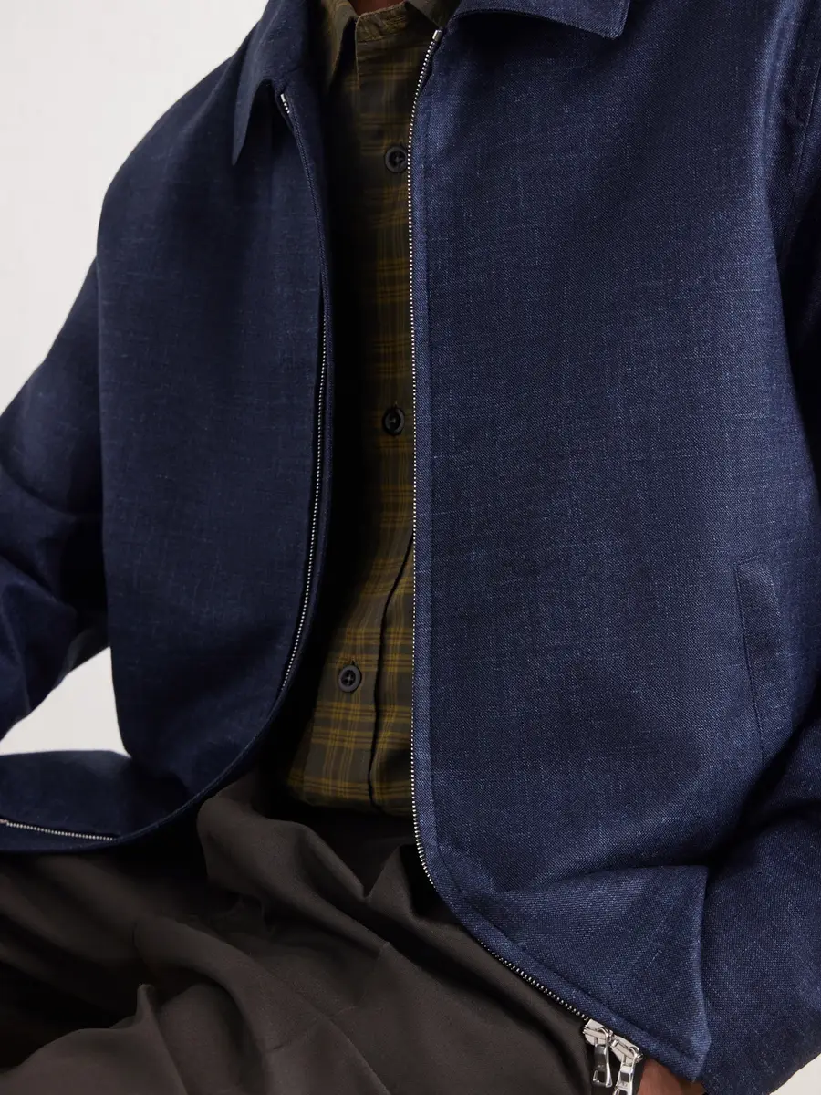 MR P. Wool, Silk and Cotton-Blend Blouson Jacket - Men | Thumbnail 5 MR P. Wool, Silk and Cotton-Blend Blouson Jacket - Men | Thumbnail 5