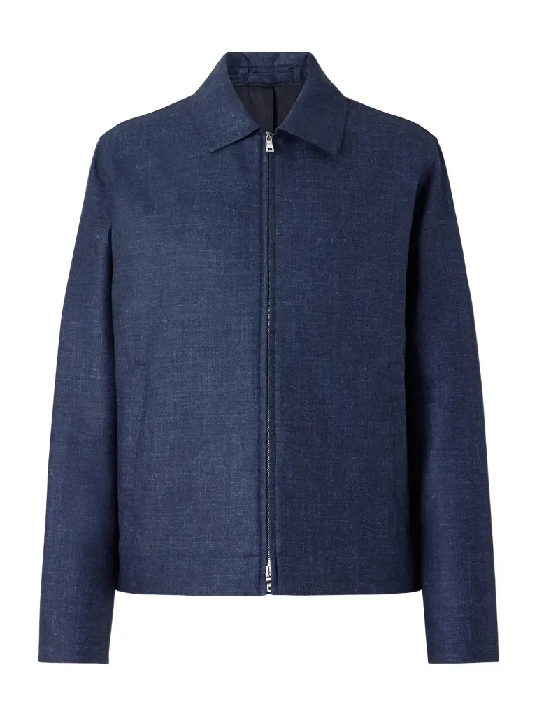 Wool, Silk and Cotton-Blend Blouson Jacket - Men Wool, Silk and Cotton-Blend Blouson Jacket - Men